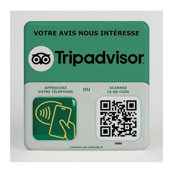 Plaque Tripadvisor