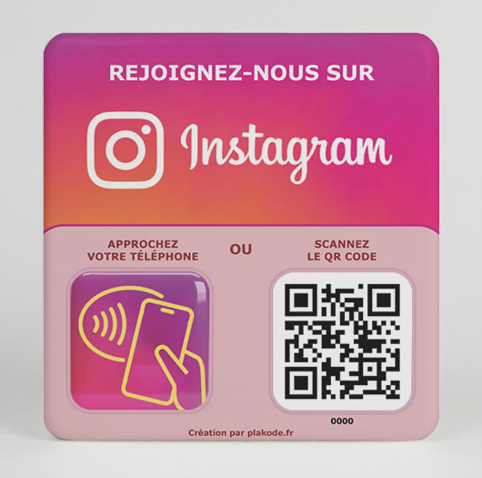 Plaque Instagram