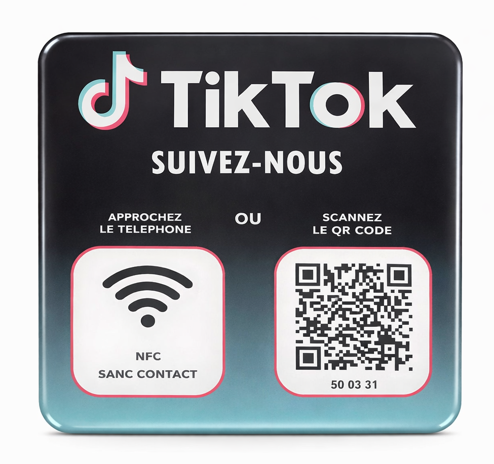 Plaque TikTok