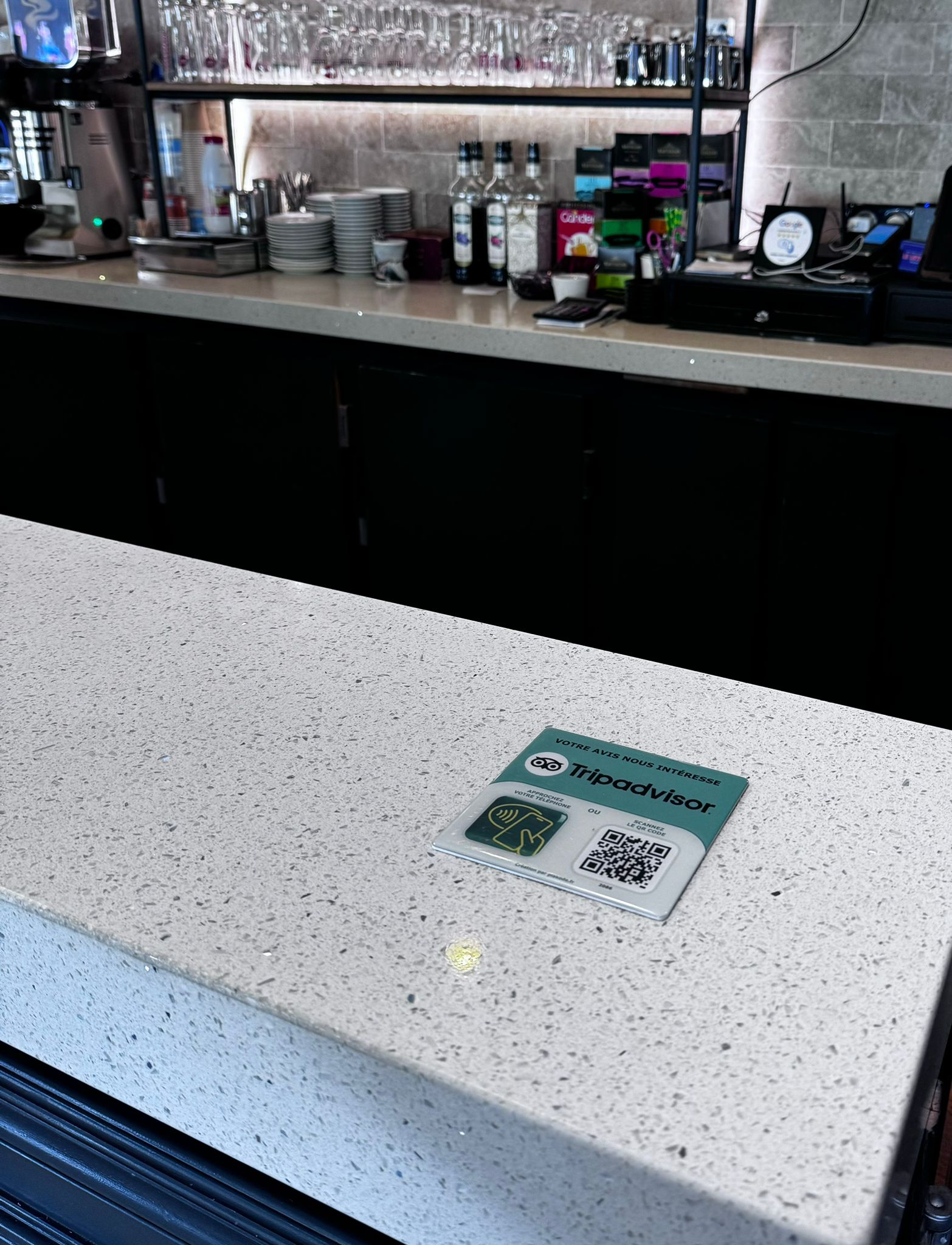 Mise en situation Plaque TripAdvisor